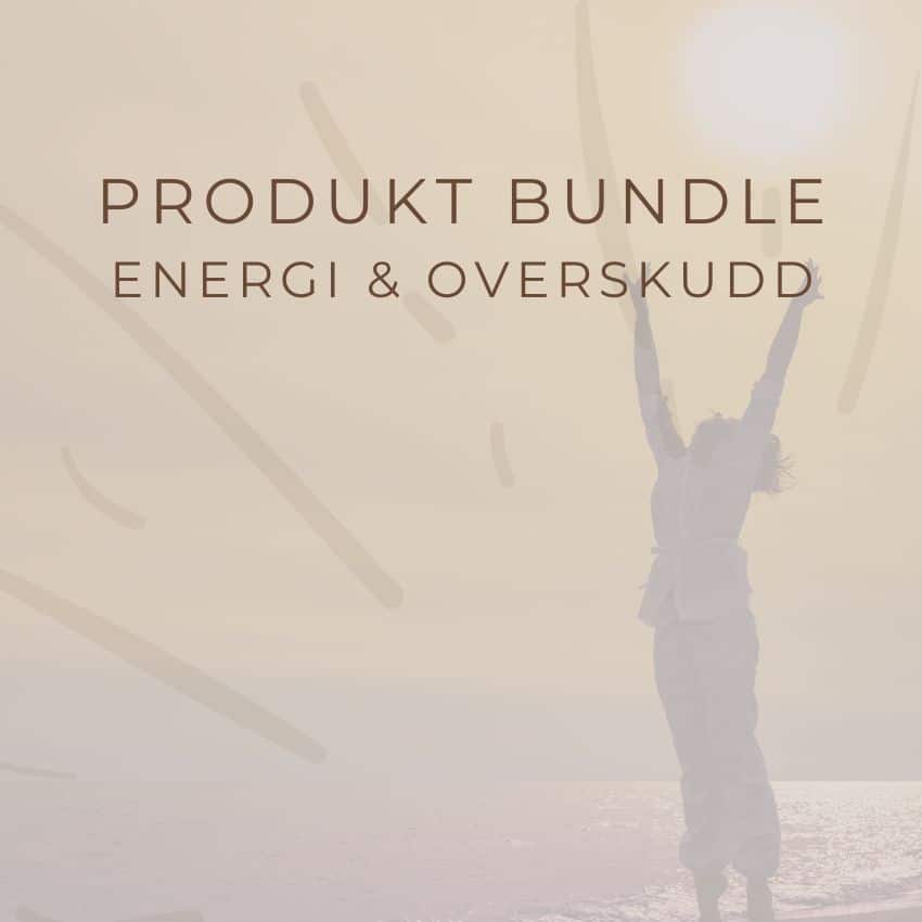 Produkter i bundle som støtter energi og overskudd