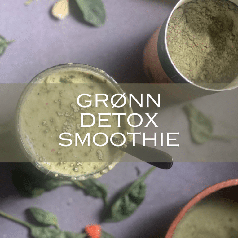 Grønn detox smoothie