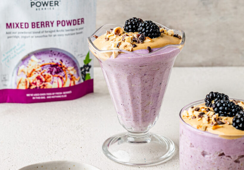 Mixed Berry Overnight Oats-8 Overnight oats med næringsrike power berries