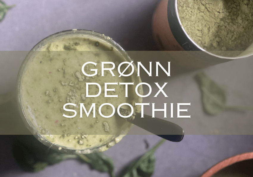 Grønn detox smoothie Grønn detox smoothie